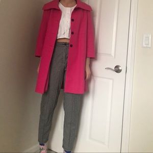 uo pleated gingham pants